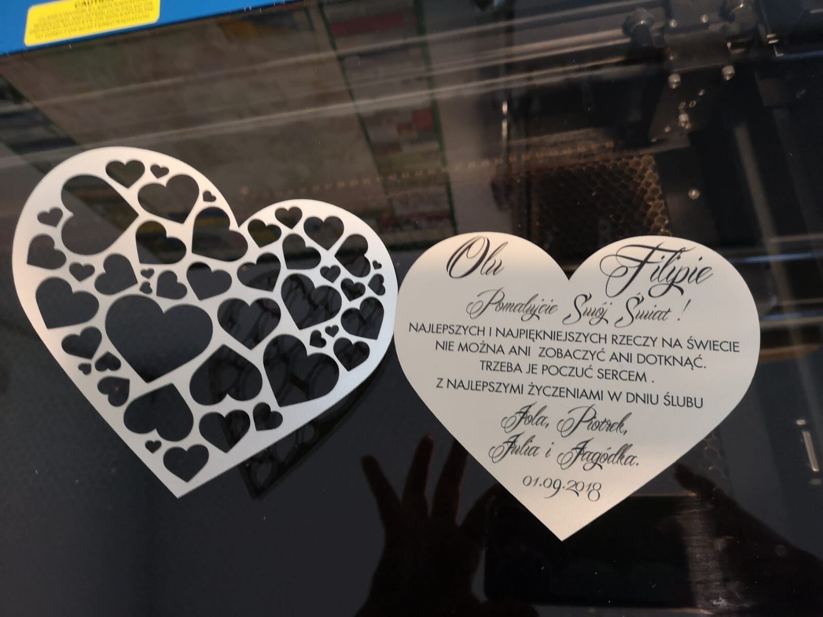 Laser – poligrafia i sklejka