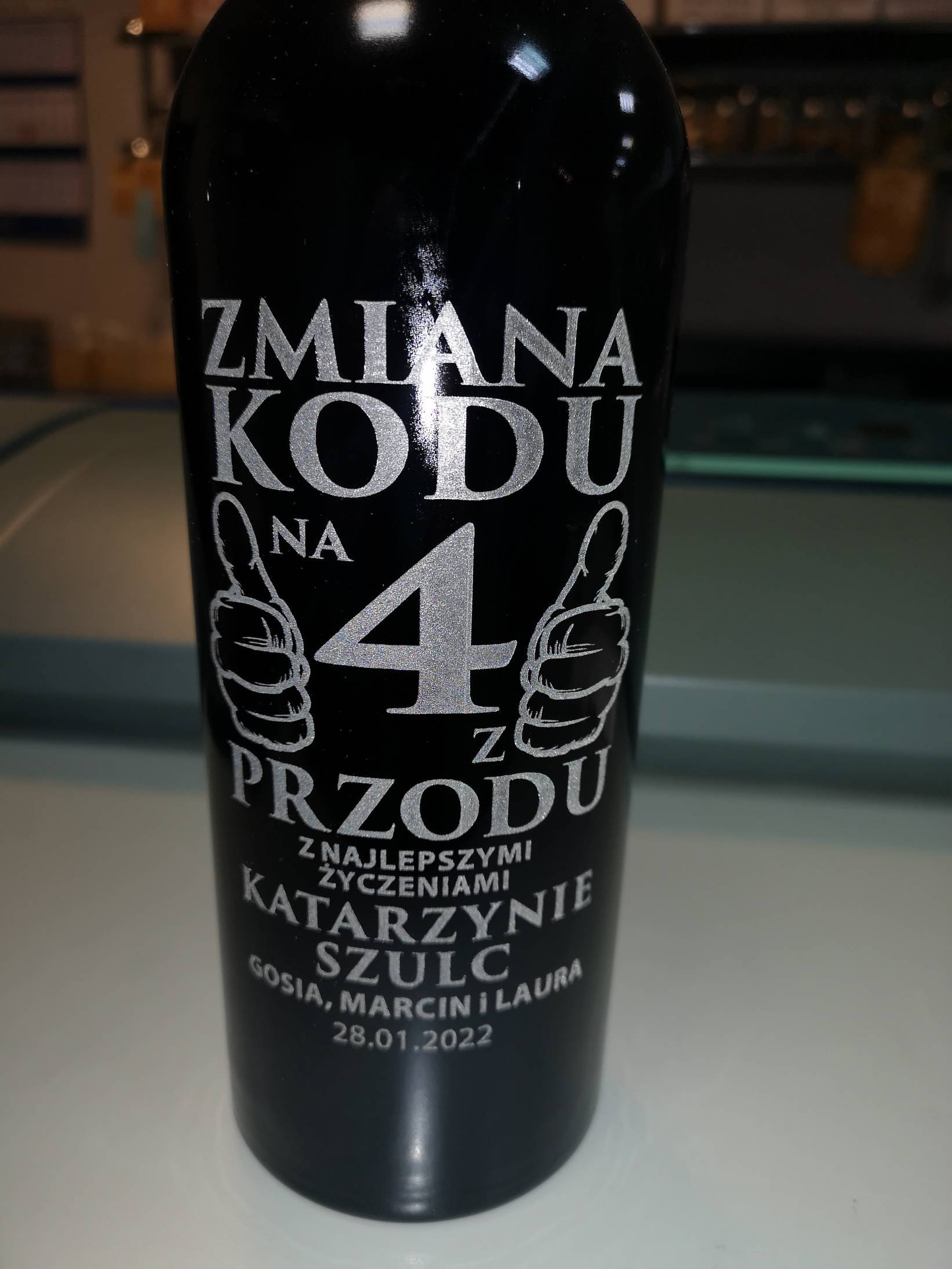 Laser – Grawer na szkle